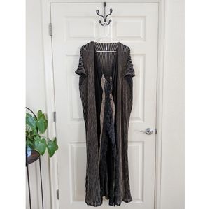 Free People sleeveless maxi duster